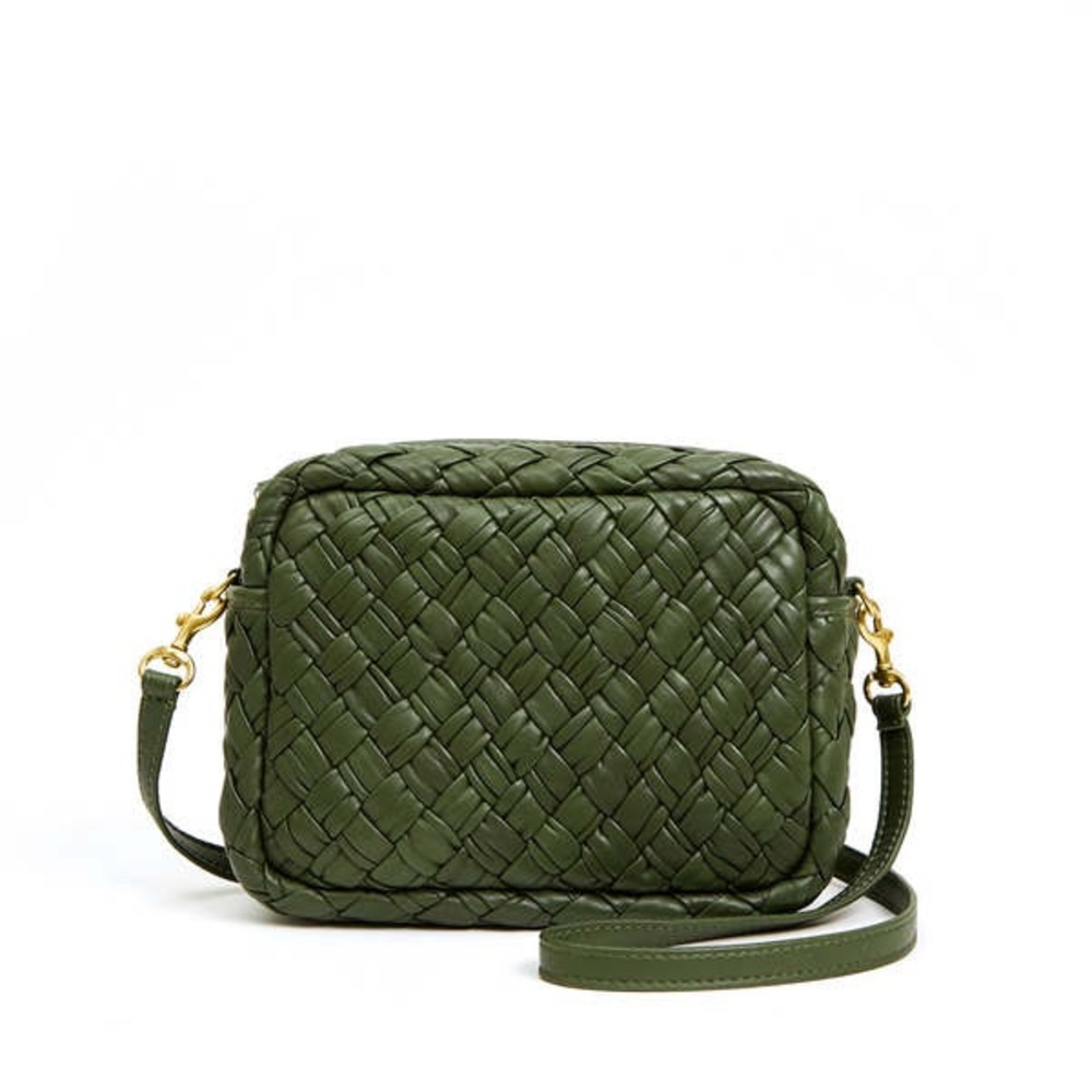 Clare V. Army green puffy woven midi sac crossbody-Price firm - Picture 10 of 15